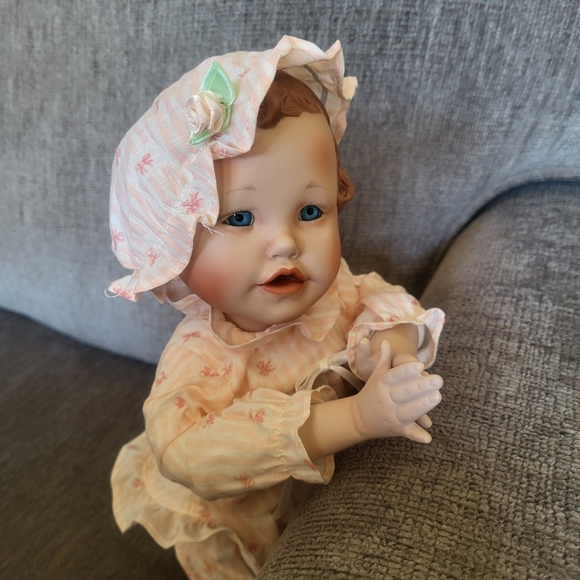 Vintage Other - Vintage Collectible Charming Pink Baby Doll with Accessories